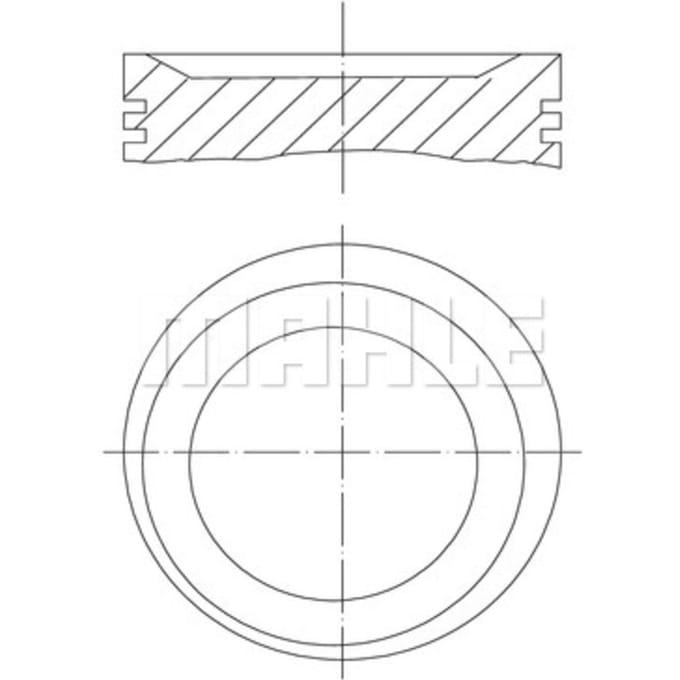 Zuiger MAHLE 011 75 01