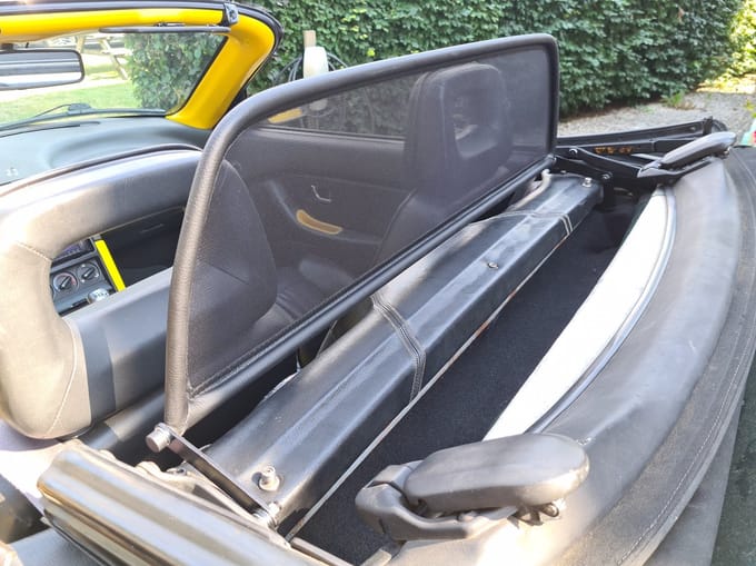 Windscherm MG MGF/MGTF  | 1996-2012 | incl. luxe opbergtas | Zwart