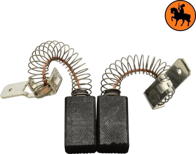 Koolborstelset voor Black & Decker 1707A - 6,4x10x17,5mm