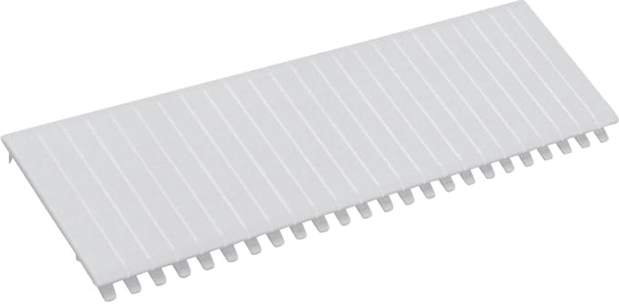 Hager S35S Afdekstrips voor verdeelpaneel Afdekstrips Kunststof Zuiver wit (RAL 9010) 1 stuk(s)