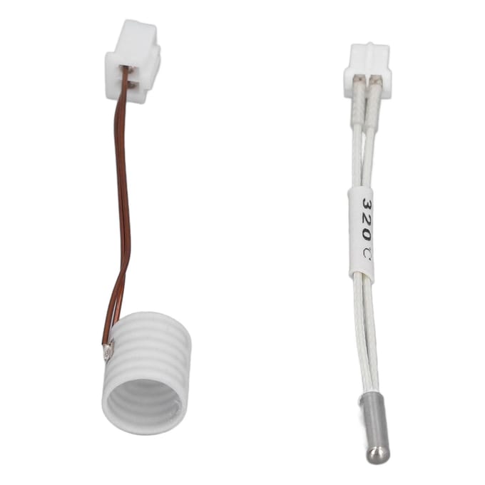 Keramische Verwarmer Thermistor Kit 60W voor CREALITY K1K1 Maximum 3D Printer Hotend Vervanging white