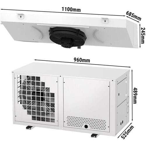 GGM Gastro Split-Kühlaggregat - für max. 20m³ - Schutzart IP 51