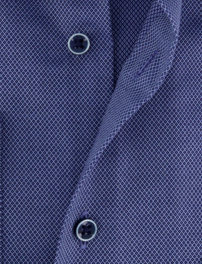 business overhemd Eterna Comfort Fit donkerblauw