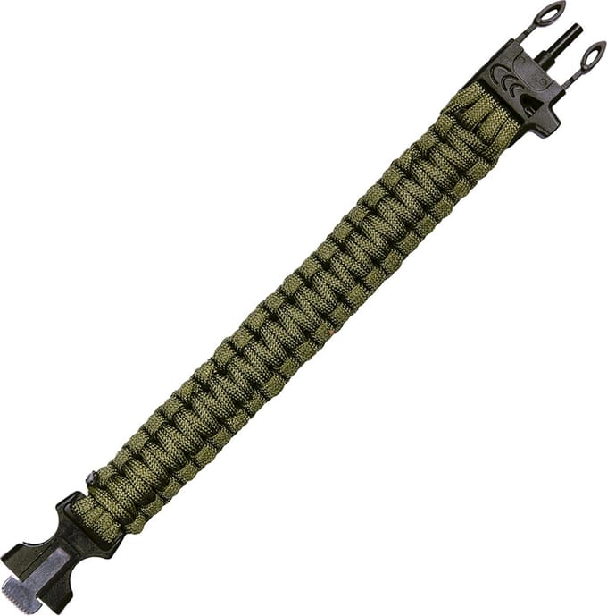 Paracord Firestarter 9inch groen