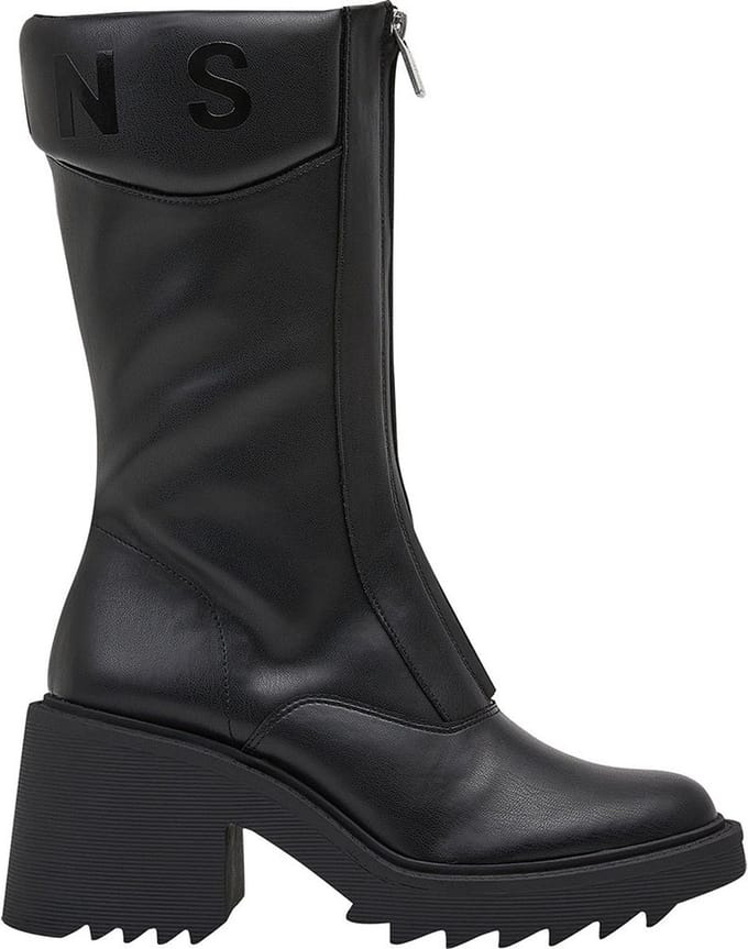 Pepe Jeans - Dames Enkelboots - Zwart - Materiaal: Synthetisch - Maat 41