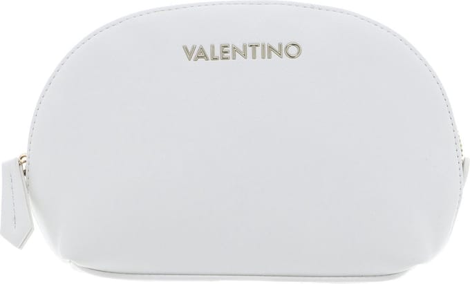 VALENTINO Toilettas Zero Re Soft Cosmetic Case Bianco Wit
