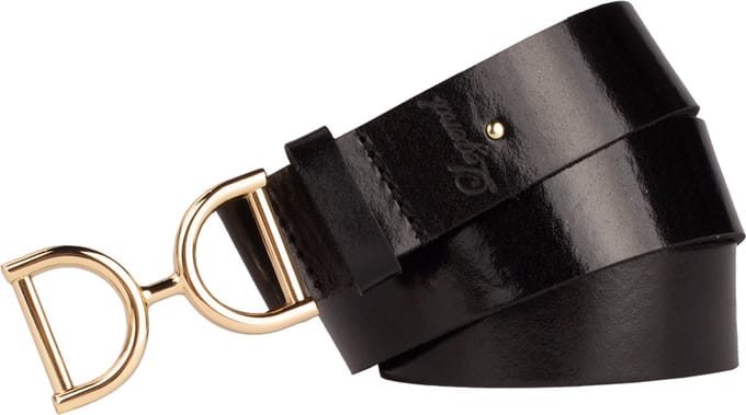 Legend Dames - Leren riem - Zwart - 85cm