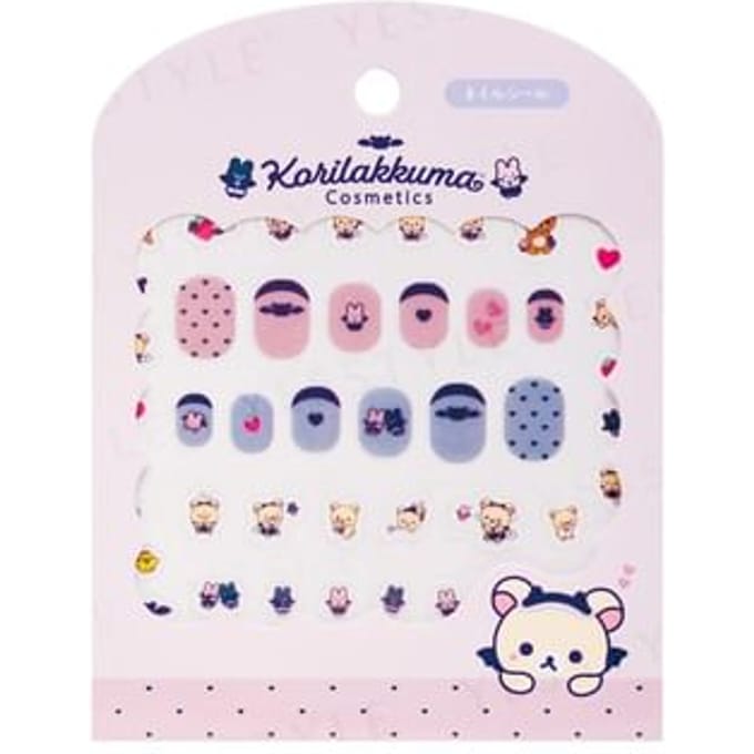 San-X - Rilakkuma Korilakkuma's Little Devil Feeling Nail Sticker 1 set