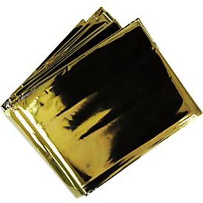 First Aid Only reddingsdeken, 2100 x 1600 mm, polyesterfolie, zilver/goud