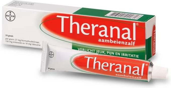 Theranal Aambeienzalf - Plaatselijk verdovend - 1 x 35g