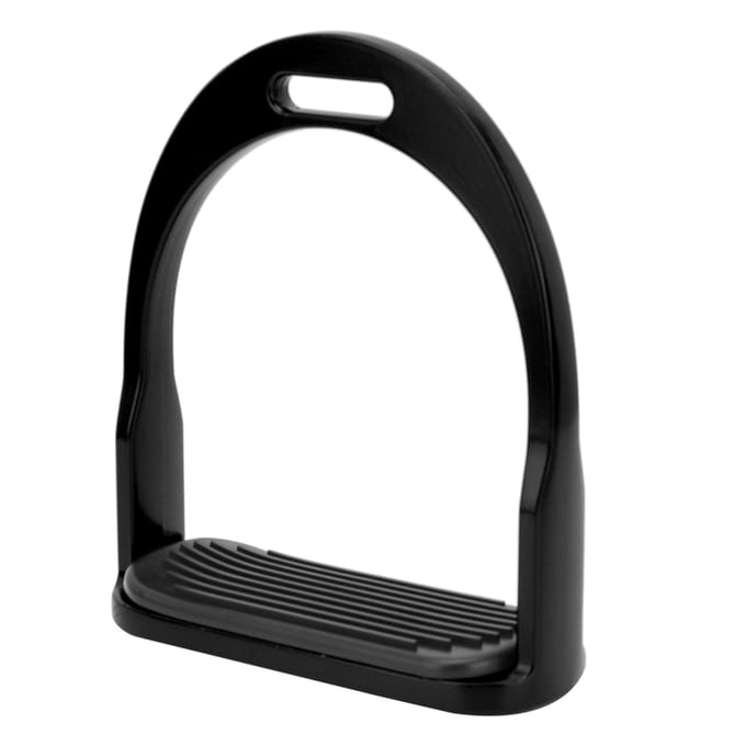 Premium Aluminium Die-casting Brede Paardrijbeugels voor Kinderen black