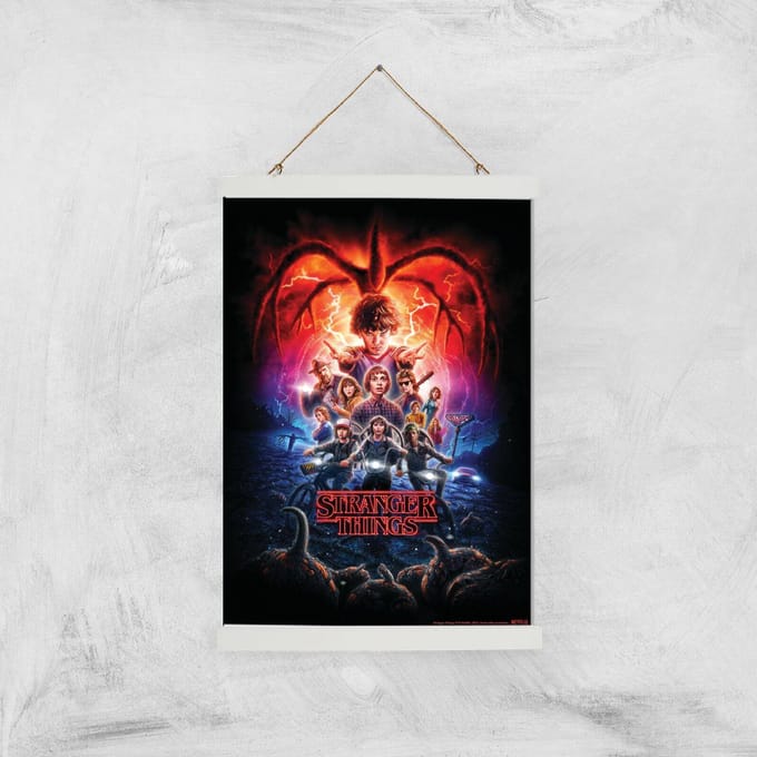 Stranger Things Season Two Poster Giclee Art Print - A3 - White Hanger