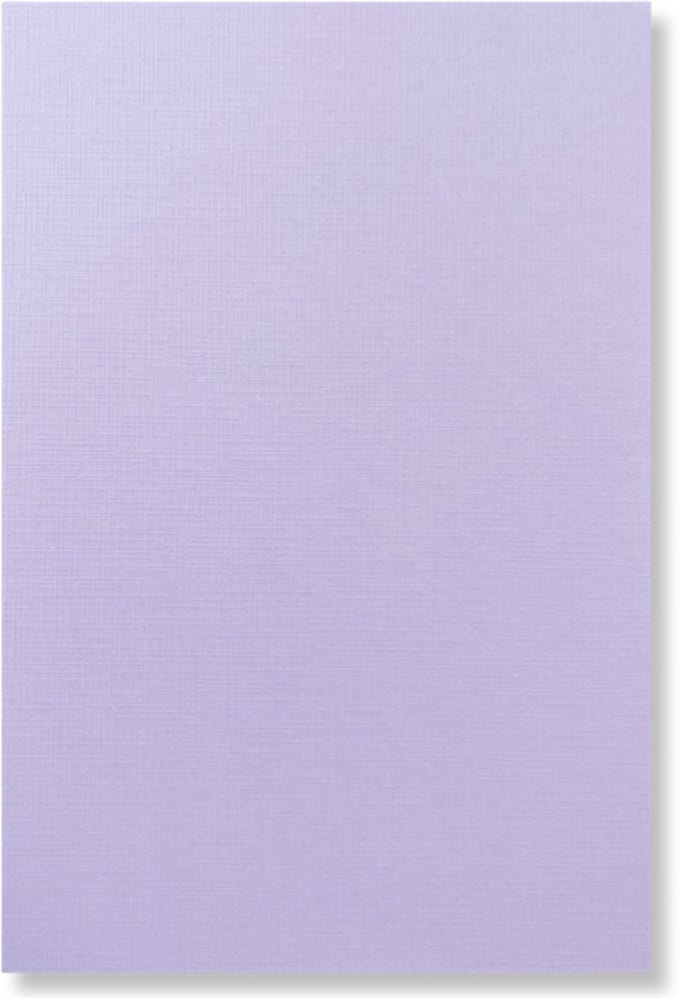 20 Linnen Kaarten papier - A4 - Lila - Cardstock - 29,7x21cm - 240 grams - Karton