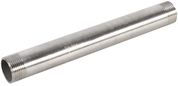 Allecto - Pipe Fitting - Nippelverbinder - 3/4 Inch - Duurzaam - Voor leidingverbindingen - 200mm