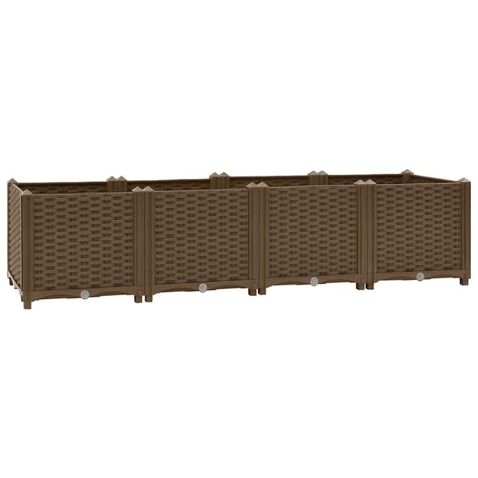 vidaXL - Verhoogd - bed - 160x40x38 - cm - polypropyleen