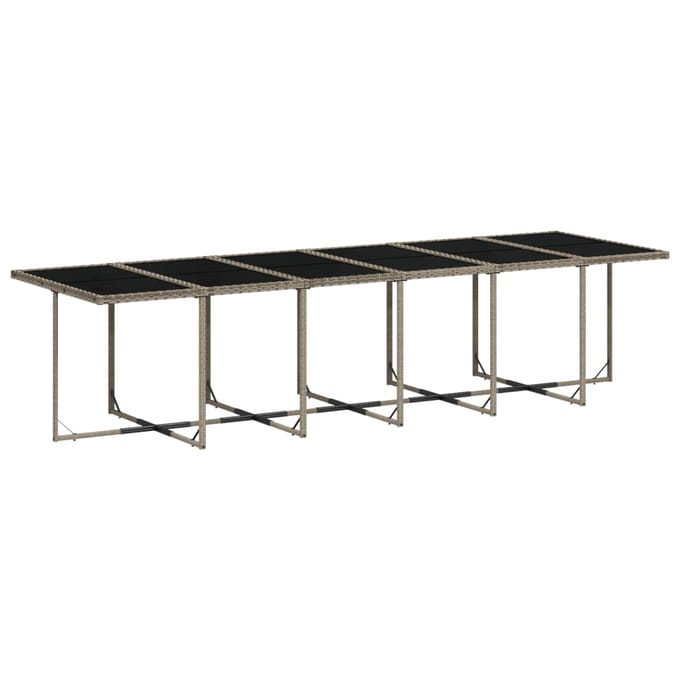 vidaXL - 17-delige - tuinset - met - kussens, - grijs - polyrotan