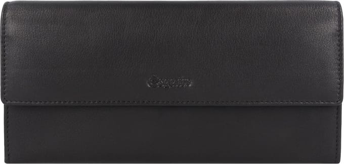 Esquire Viktoria Portemonnee RFID Leer 18,5 cm - Dames - Horizontaal - schwarz