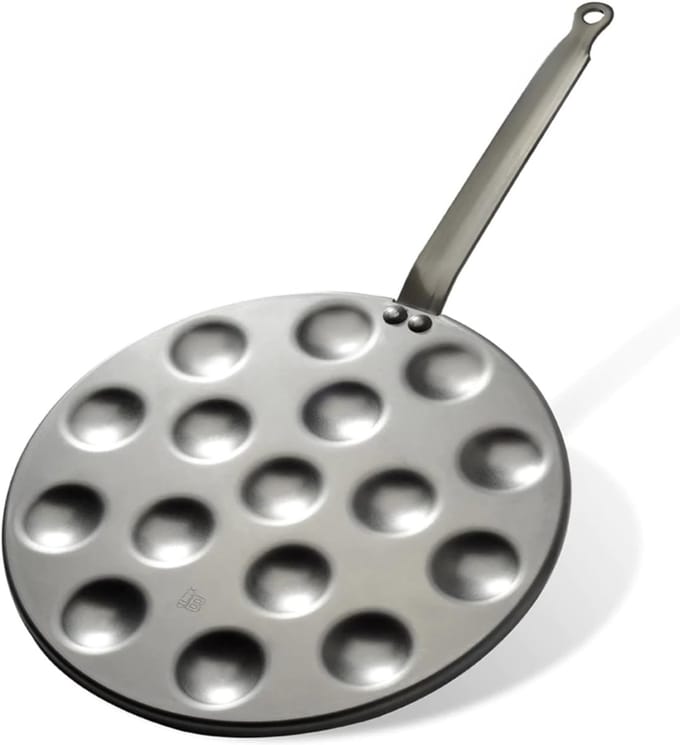 RONN® Poffertjespan - Poffertjespannen - Zilver - 49cm x 28cm x 4cm