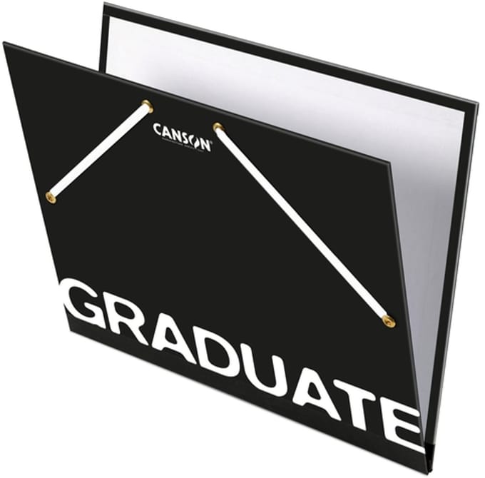 Tekenmap Canson Graduate elastieksluiting 260x330mm zwart