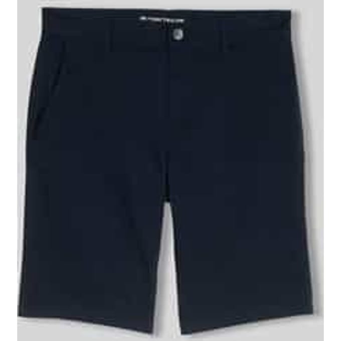 slim fit chinobermuda van puur katoen