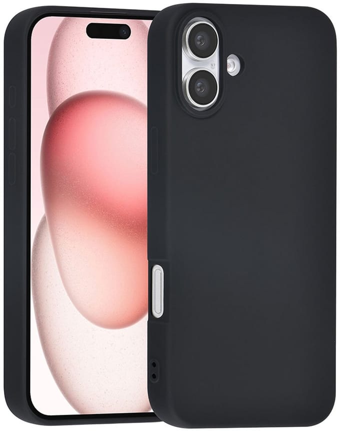 TUNIQ-iPhone 16 Plus Backcase-TPU-Zwart