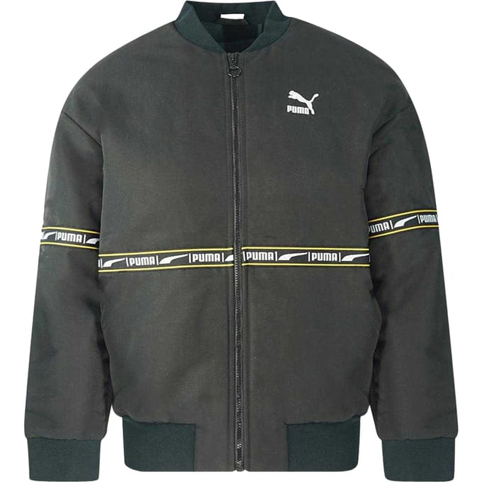 Puma Geruite bomberjack heren (Zwart)