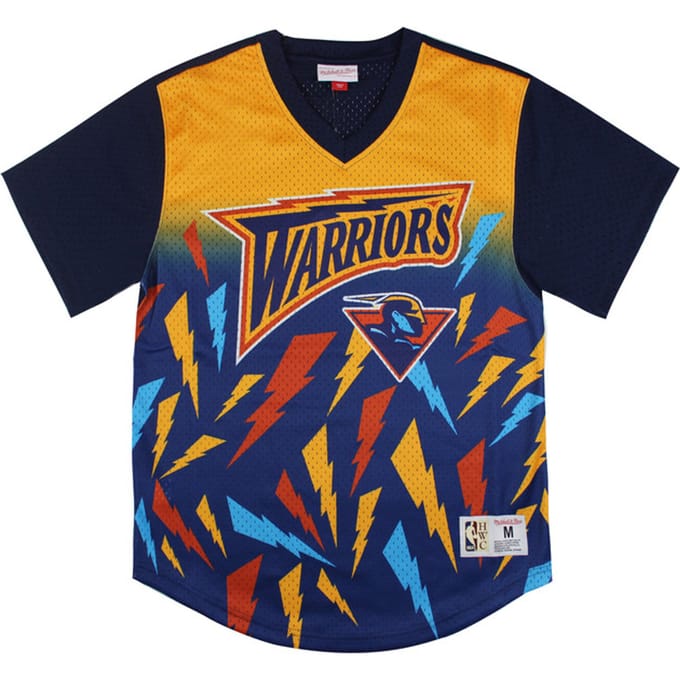 Mitchell & Ness Golden State Warriors Winning Shot Mesh Heren T-shirt