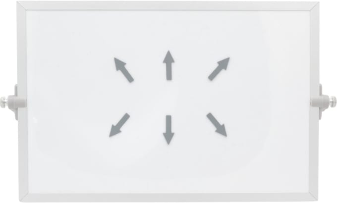 Sam Creative Magnetisch Symbool - Pijl - 1,2x3 cm - Grijs - 25 stuks - Whiteboard Magneten