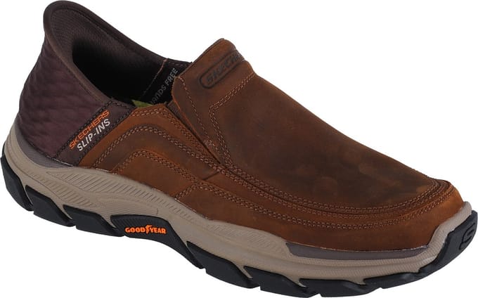 Skechers Slip-ins Slip-ins Respected - Elgin - Heren Instappers - Bruin