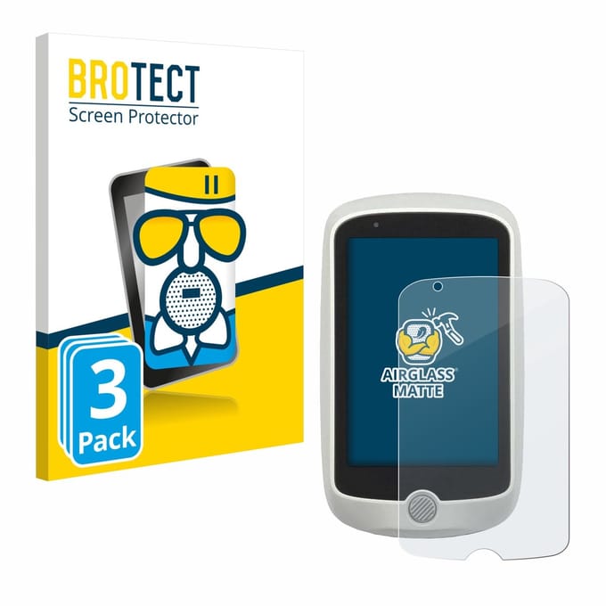 BROTECT - Screenprotector voor Mio Cyclo 215 HC - Folie Beschermfolie Beschermglas matte 3 Stuks
