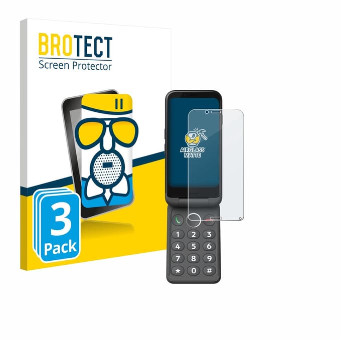 BROTECT - Screenprotector voor Doro Aurora A20 - Folie Beschermfolie Beschermglas matte 3 Stuks