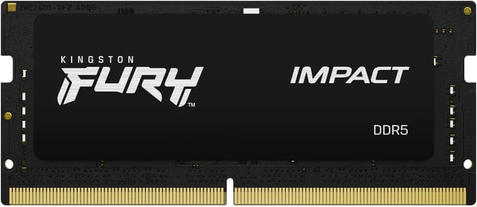 Kingston FURY Impact DDR5-5600 - 32GB - CL40 - Single Channel (1 pcs) - Zwart