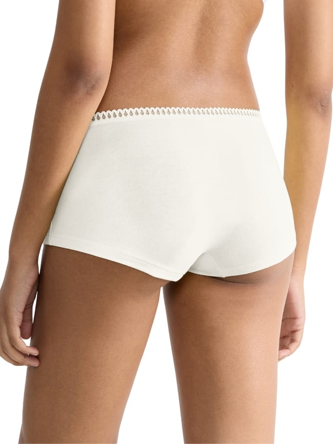 Sloggi Women GO Crush Short (3-pack) - dames boxer - wit