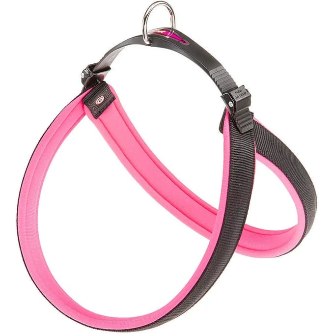 Ferplast Hondentuigje Agila Fluo-6 57 / 65 Cm Nylon Roze
