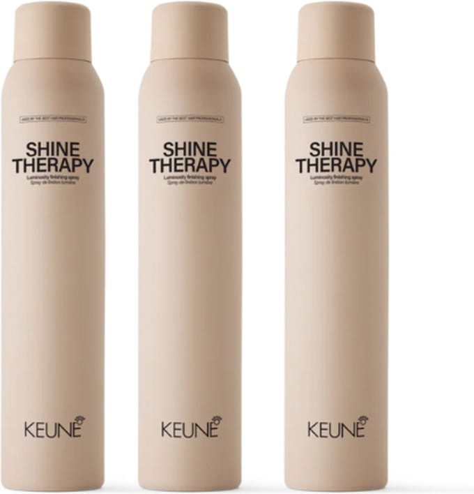3 stuks - Keune - Shine Therapy - Luminosity Finishing Spray 200 ml