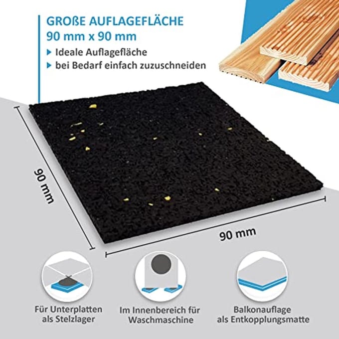 Terrastegels 90 x 90 cm - Diverse diktes en hoeveelheden beschikbaar