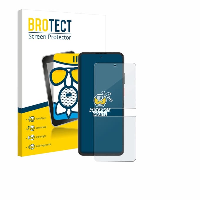 BROTECT - Screenprotector voor ZTE Nubia Flip 2 - Folie Beschermfolie Beschermglas matte