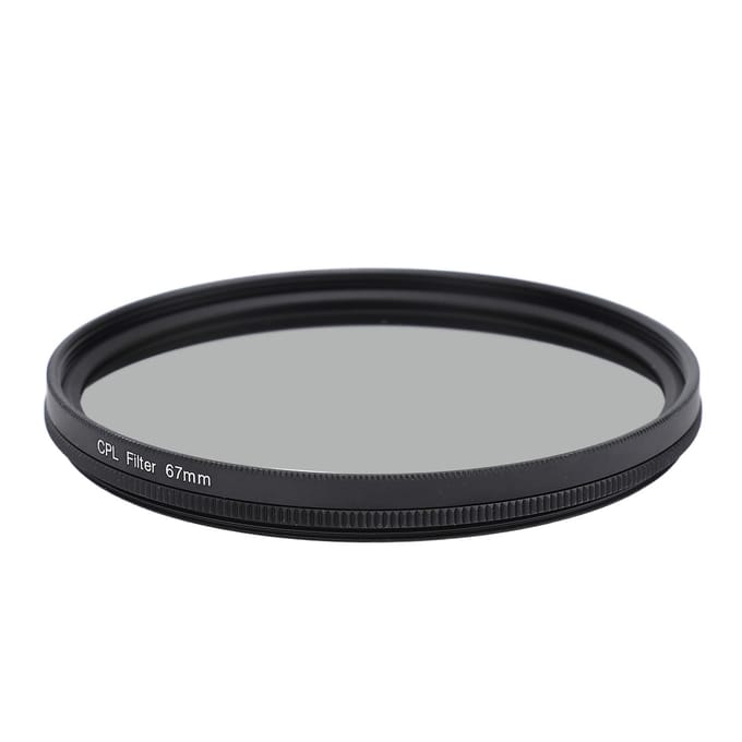 Camera CPL Filter Aluminiumlegering Optisch Glas Dubbelzijdig Meerlaagse Coating Slanke Rand 67MM CPL gray