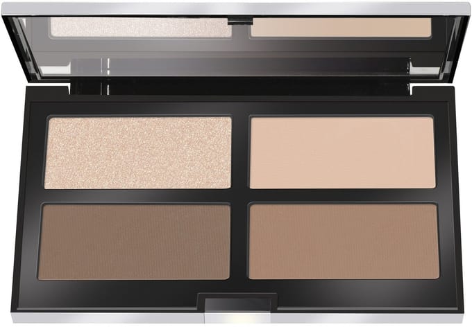 READY4SELFIE Contouring & Strobing Powder Palette 002 Medium Skin 17.5 g – Contouring Palette, Face Sculpting, For Women, Medium Skin, Suitable For Daily Makeup Routine