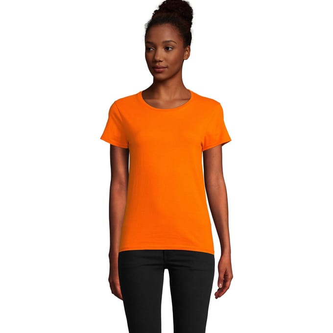 SOLS Dames/Dames Pioneer T-Shirt (Oranje)