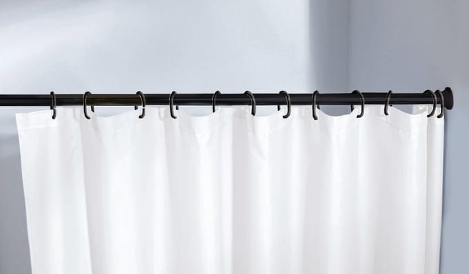 Kleine Wolke Spanstang Zwart 75-125 cm (21 mm)
