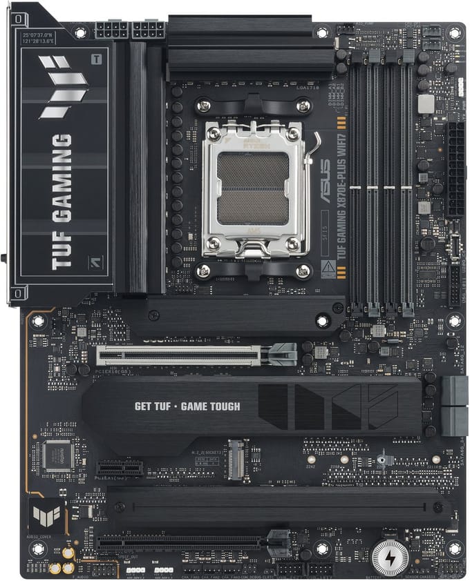 ASUS TUF Gaming X870E-PLUS WIFI7 - Moederbord - Socket AM5 - ATX - AMD X870E chipset