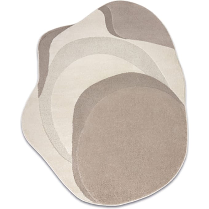Kleden Rugsx DUNE 8085 SHAPE vloerkleed crème / beige 200x290 cm