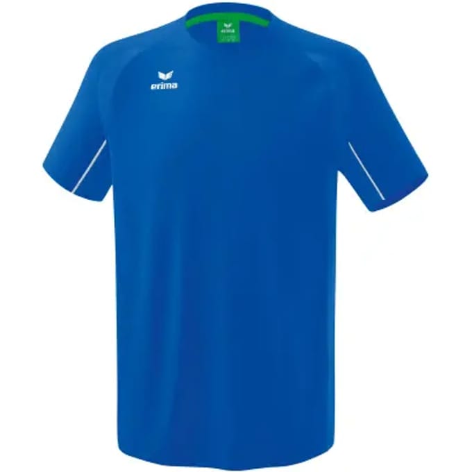 Erima Liga Star Training T-Shirt Kinderen - Wit / New Royal | Maat: 152