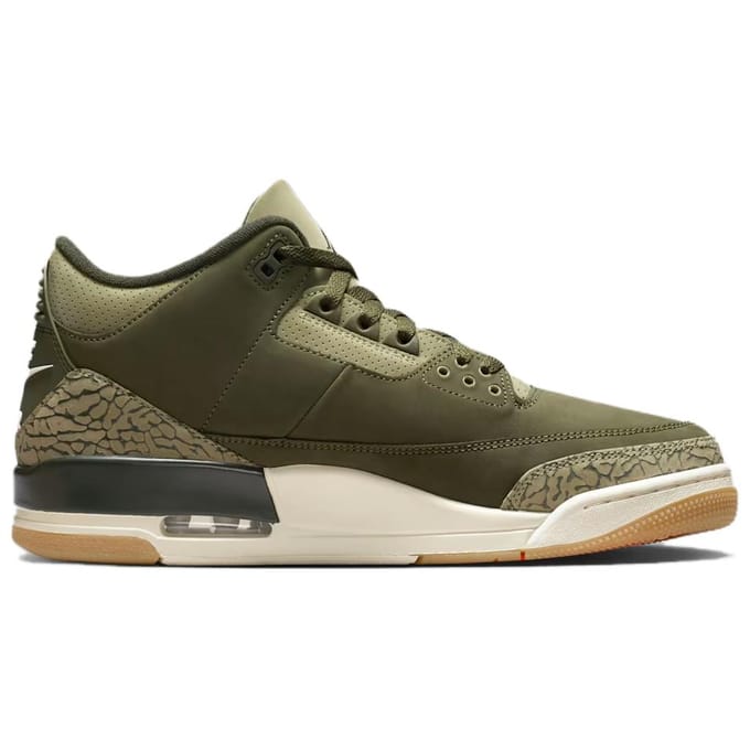 Jordan AJ3 Sneakers Heren - Olijf - Maat 42 - Leer