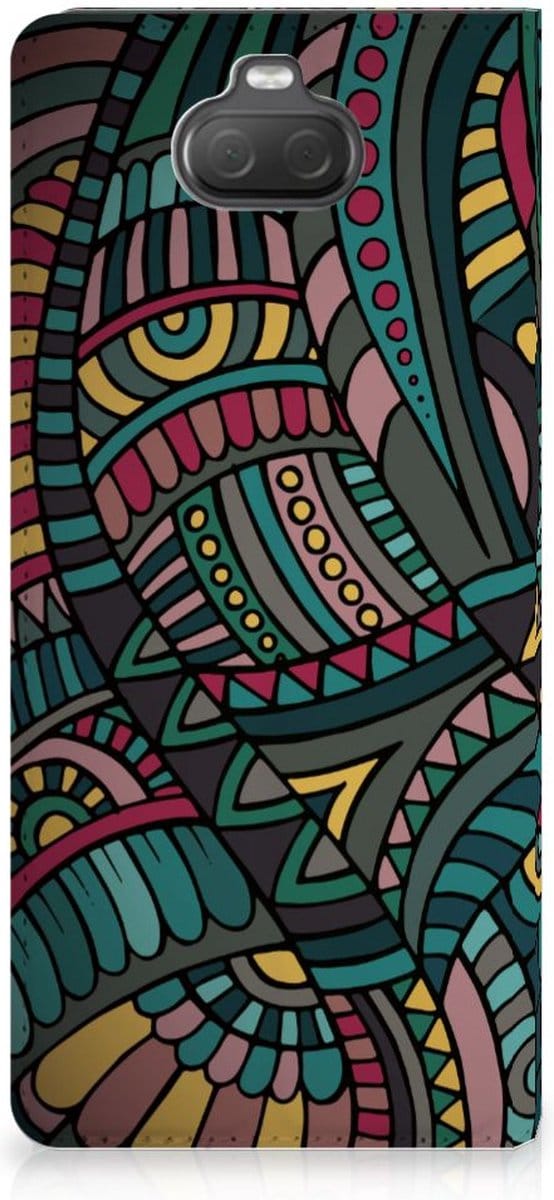 Sony Xperia 10 Hoesje met Magneet Aztec