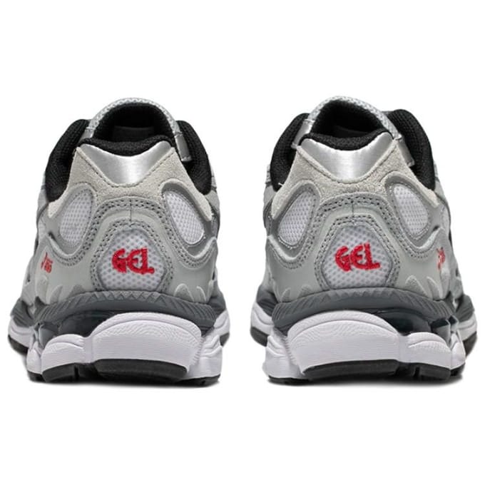 ASICS Gel NYC Wit Staalgrijs Unisex Sneakers 1201A789-102 42.5 gray