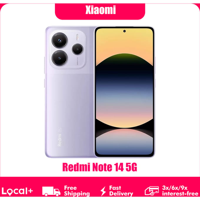 Xiaomi Redmi Note 14 5G NFC 8GB 256GB Zonder Oplader Dimensity 7025-Ultra 108MP Camera Black