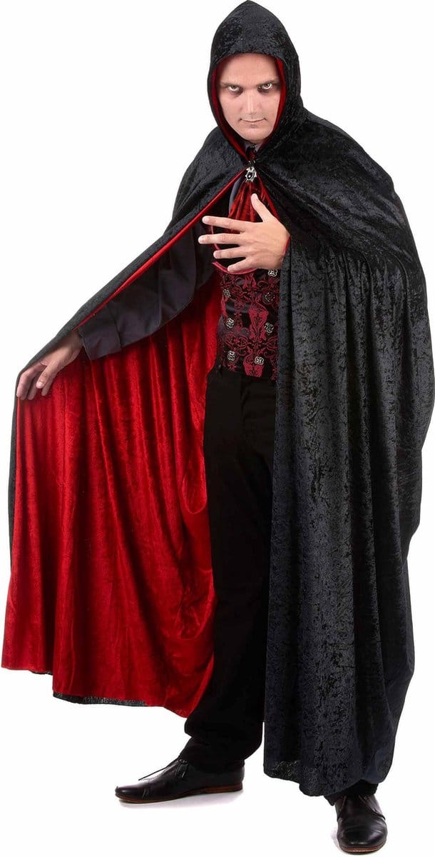 Vegaoo - Deluxe fluweelachtige cape voor volwassenen