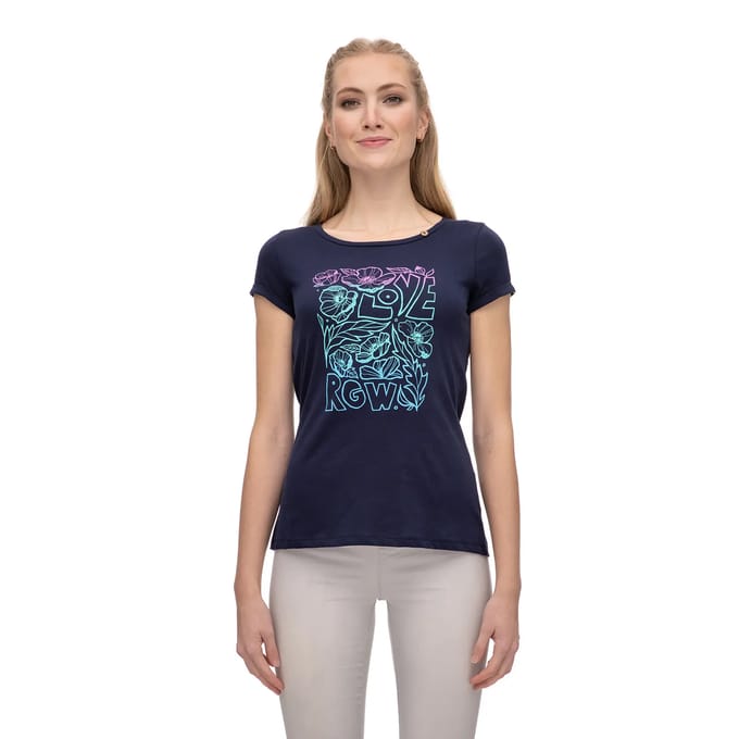 T-shirt dames Ragwear Florah Flowers